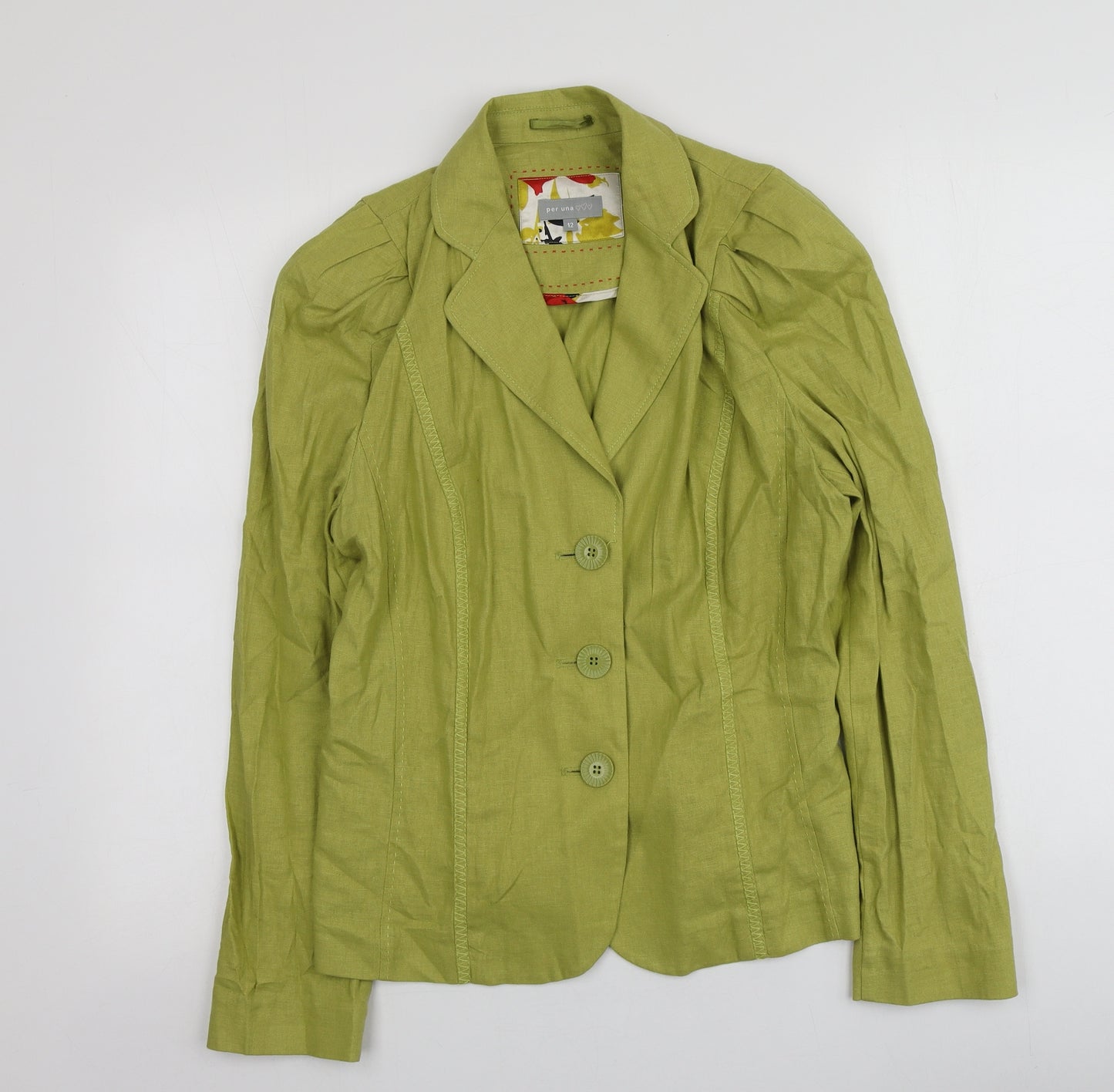 Per Una Womens Green   Jacket  Size 12