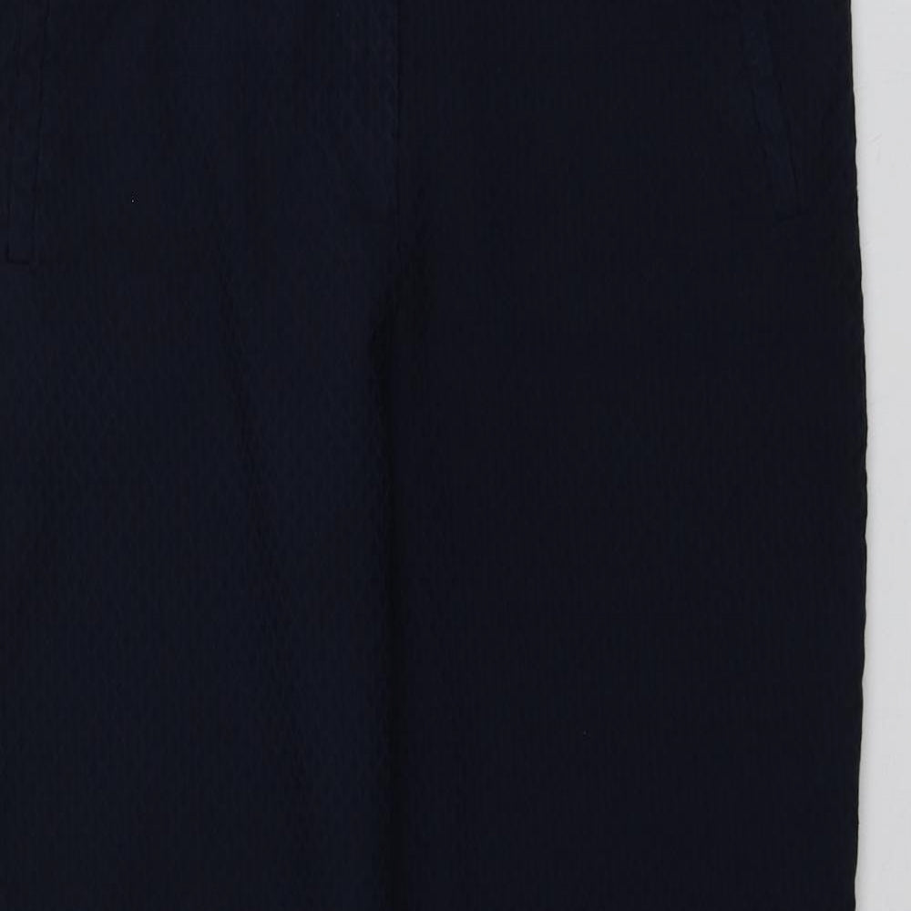 Dunnes Stores Womens Blue  Viscose Chino Trousers Size 18 L25.5 in Regular