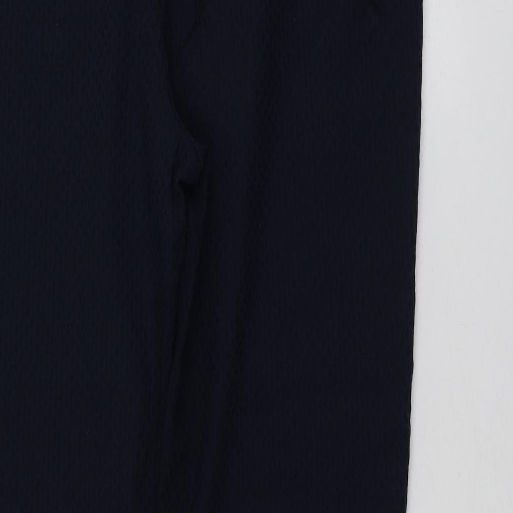 Dunnes Stores Womens Blue  Viscose Chino Trousers Size 18 L25.5 in Regular