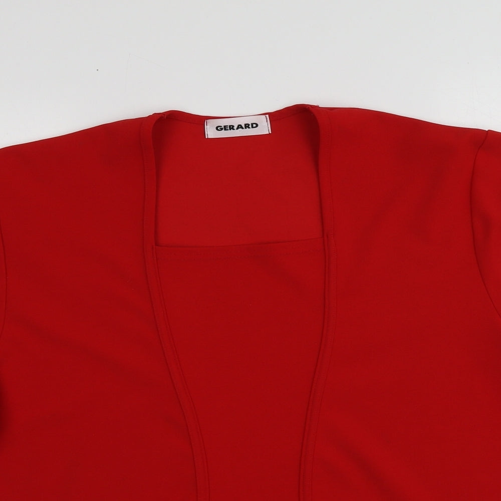 Gerard Womens Red  Polyester Basic T-Shirt Size 20 Round Neck
