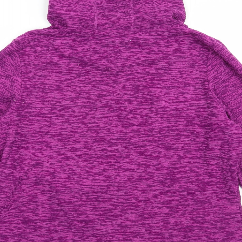 Regatta Womens Purple  Polyester Pullover Hoodie Size 16  Pullover