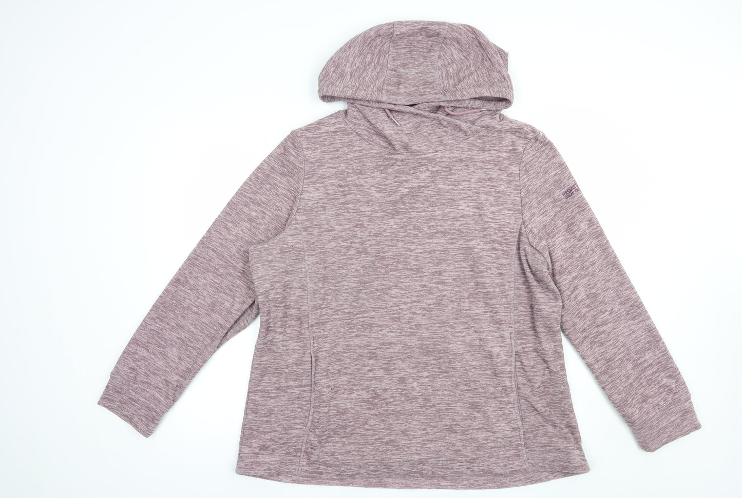 Regatta Womens Purple  Polyester Pullover Hoodie Size 18  Pullover