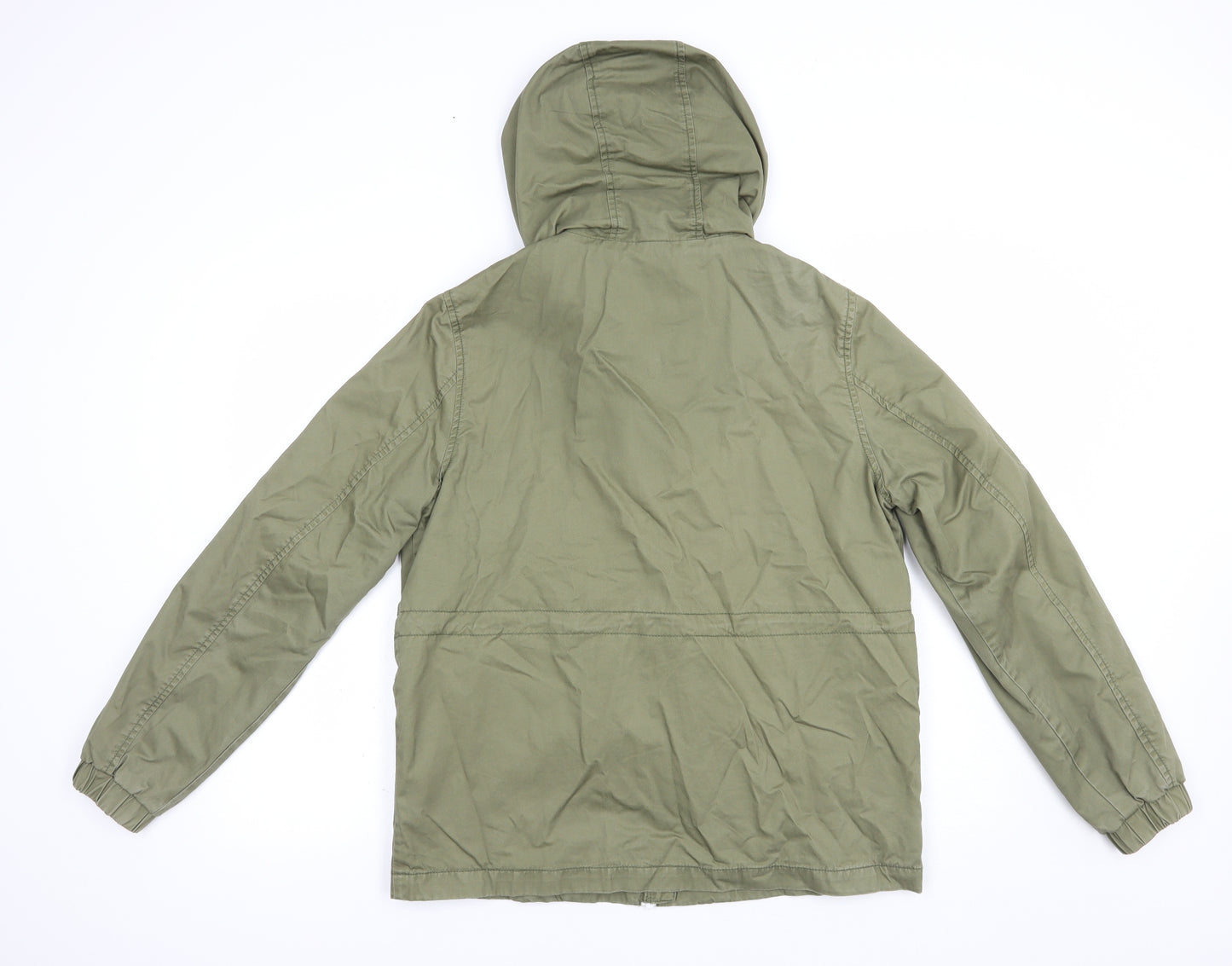 Tommy Jeans Womens Green   Windbreaker Jacket Size M  Zip