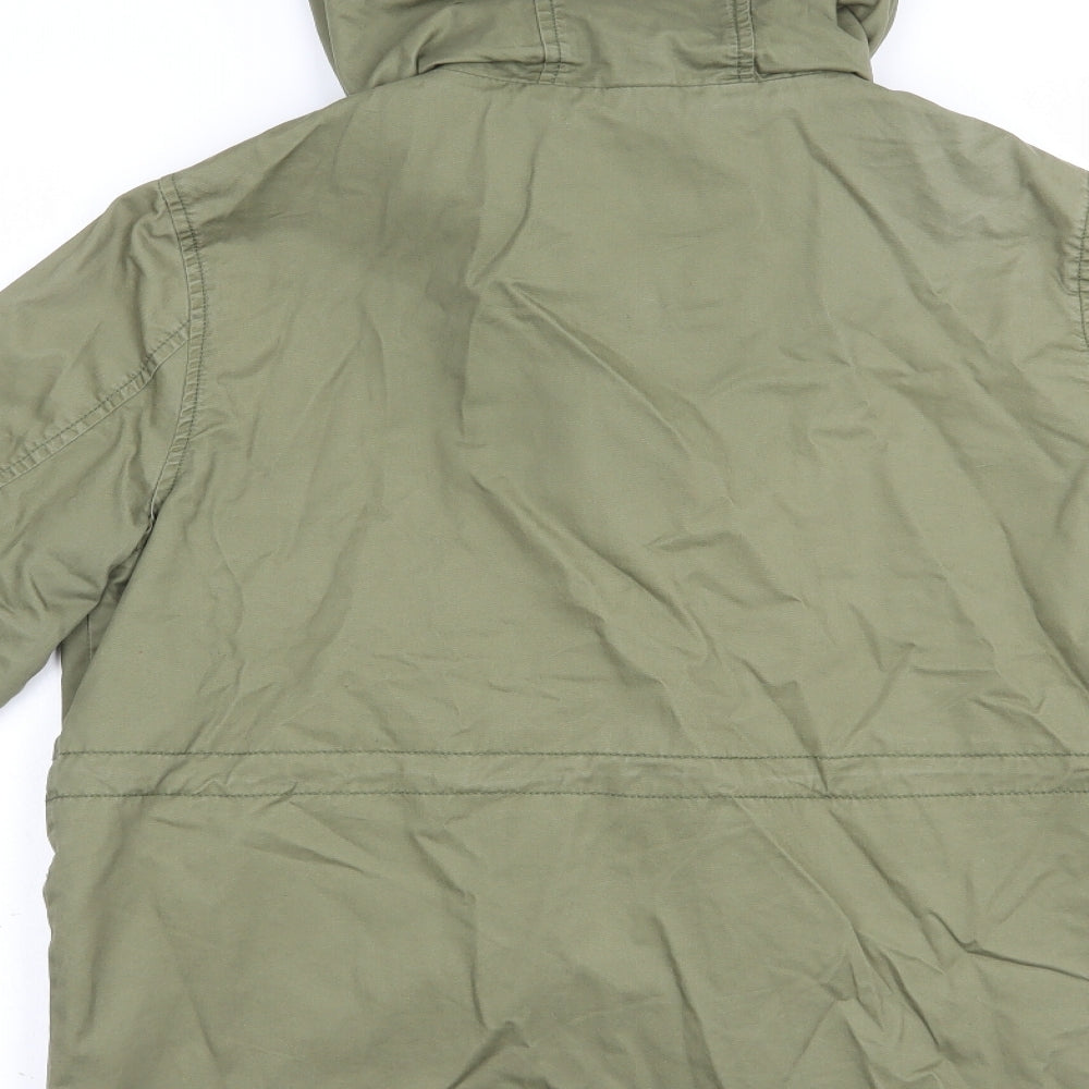 Tommy Jeans Womens Green   Windbreaker Jacket Size M  Zip