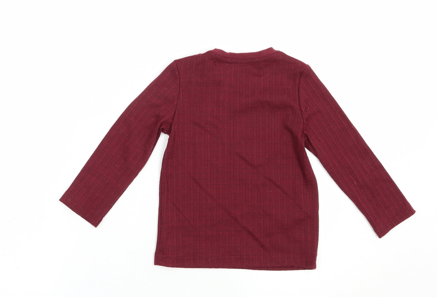 Nutmeg Baby Purple  Polyester Pullover T-Shirt Size 18-24 Months Crew Neck Snap