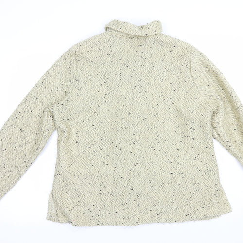 Emark Womens Beige   Jacket Coatigan Size XL  Button