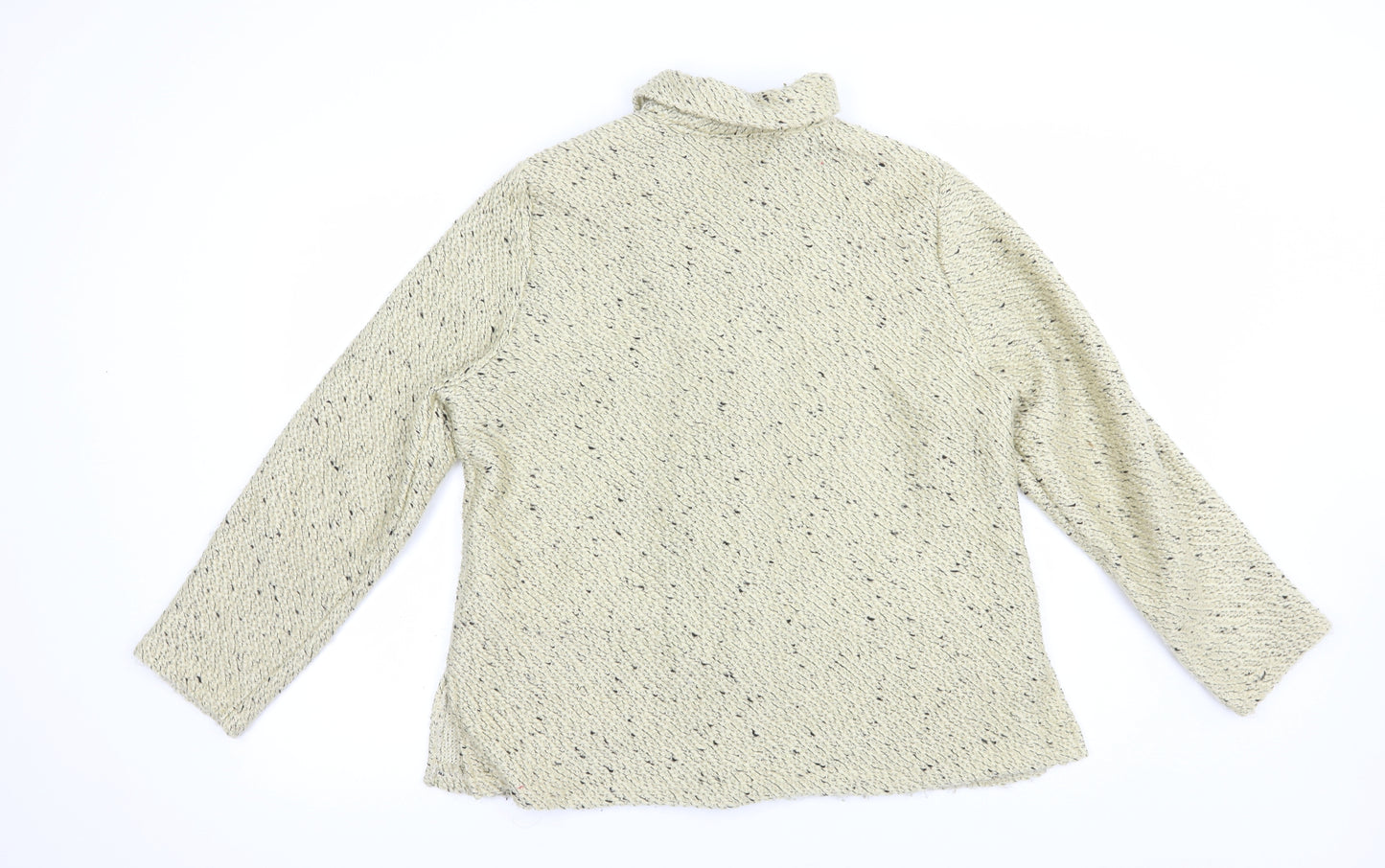 Emark Womens Beige   Jacket Coatigan Size XL  Button