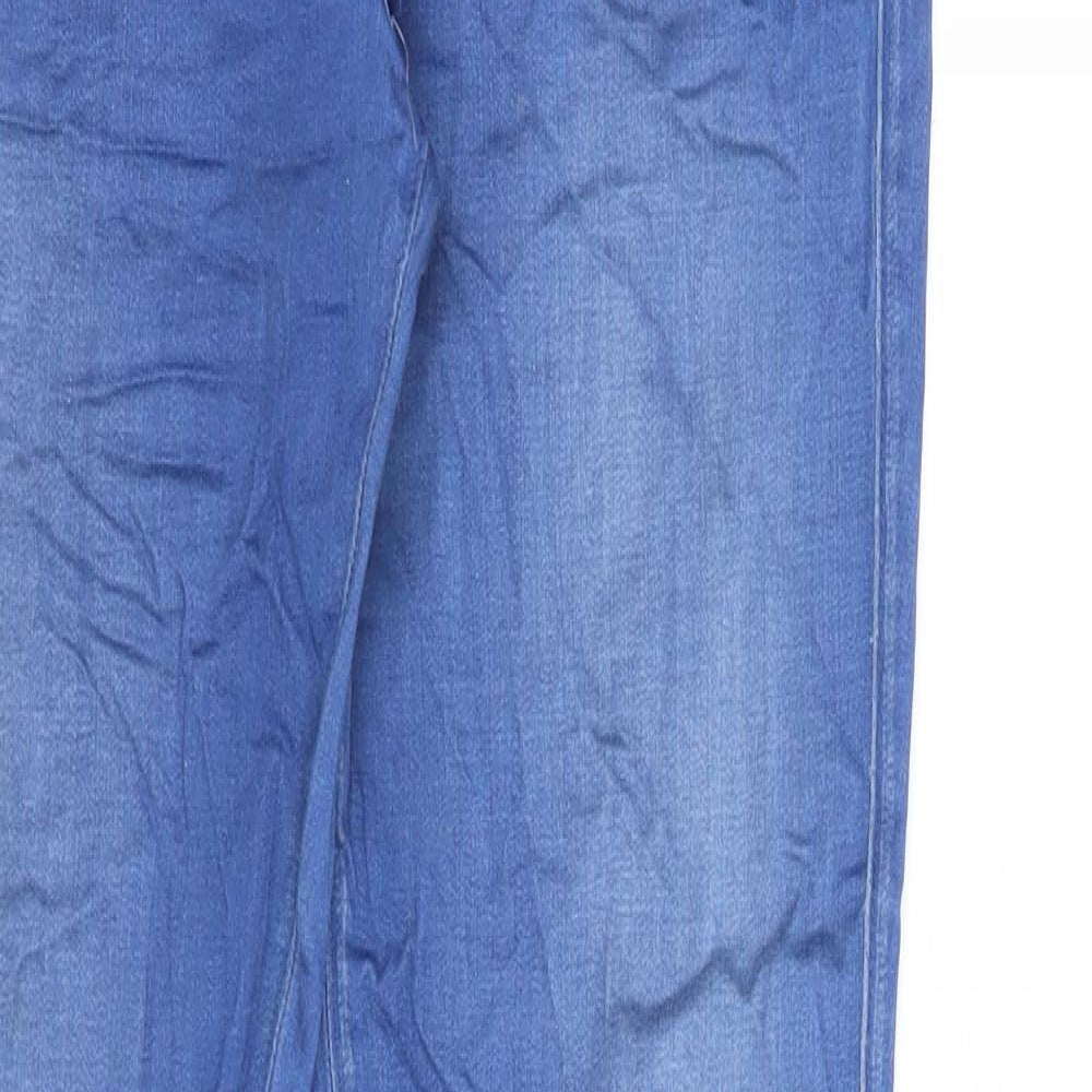 Salsa Womens Blue  Cotton Skinny Jeans Size 10 L32 in Regular Button