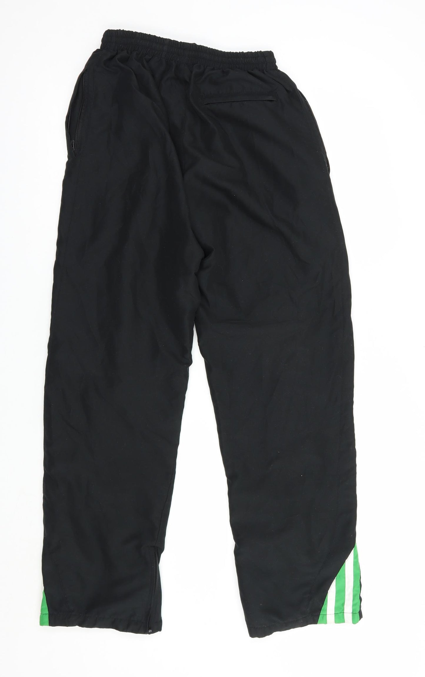o'nE Boys Black  Polyester Jogger Trousers Size 13-14 Years  Regular Drawstring