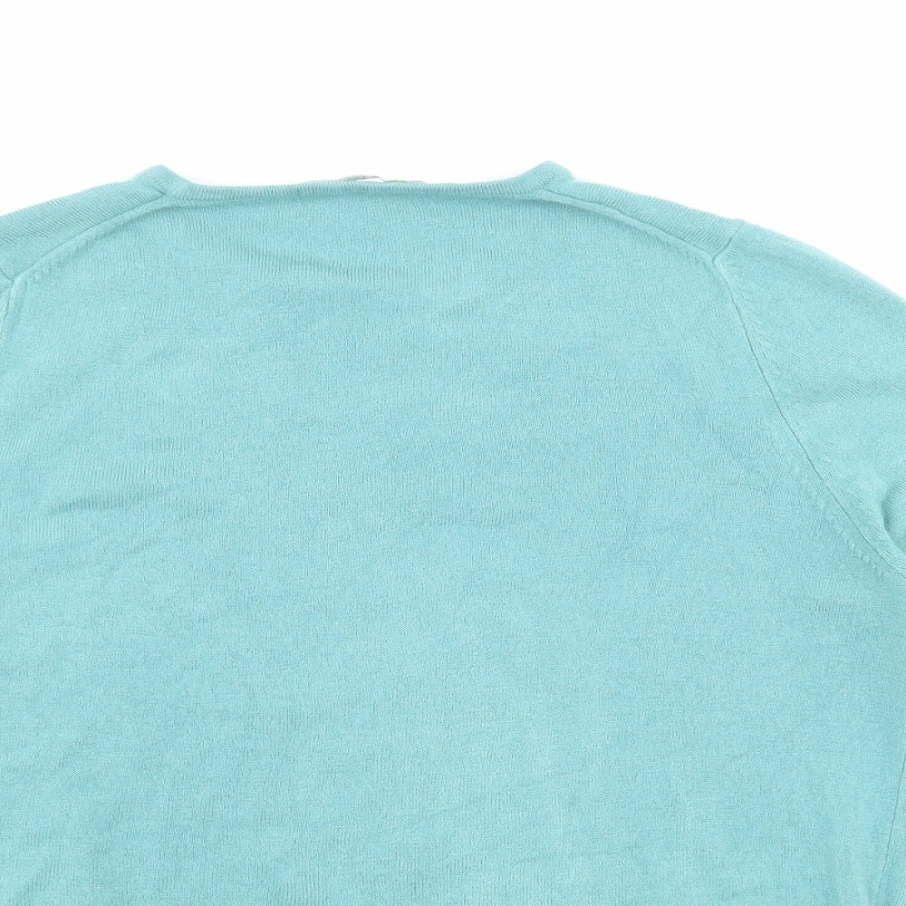 Marks and Spencer Womens Blue  Acrylic Pullover Sweatshirt Size 14