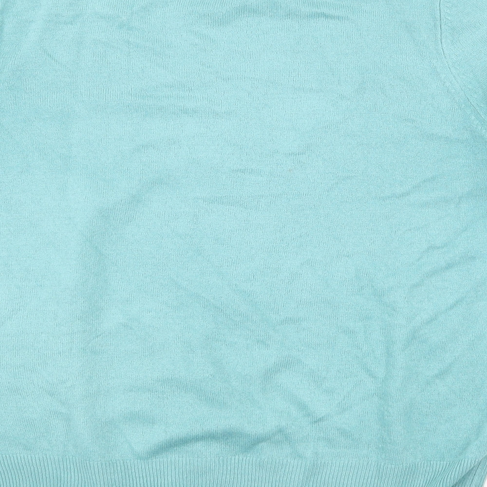 Marks and Spencer Womens Blue  Acrylic Pullover Sweatshirt Size 14