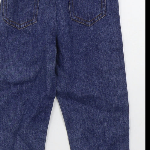 Cheeky Chimp Boys Blue  Cotton Capri Jeans Size 6-9 Months