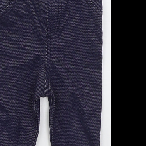 Dunnes Girls Blue  Cotton Capri Jeans Size 9-12 Months   - Jeggings