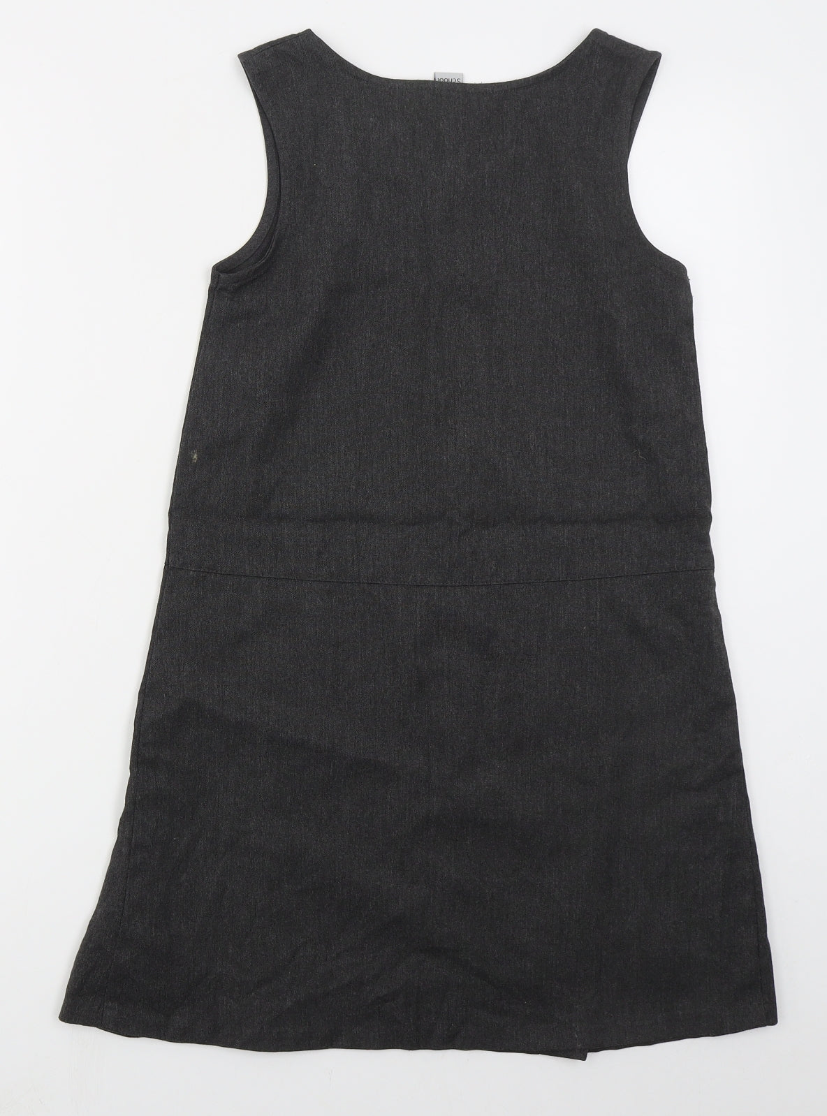 TU Girls Grey  Polyester A-Line  Size 11 Years  Round Neck Zip