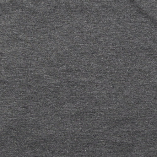 Tesco Girls Grey  Polyester Cropped T-Shirt Size 10-11 Years Crew Neck Pullover - NASA