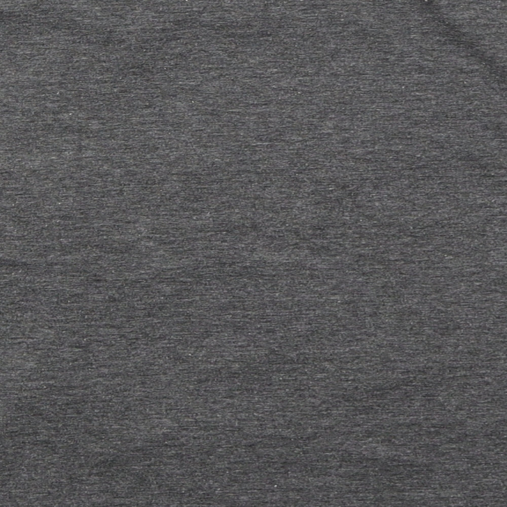 Tesco Girls Grey  Polyester Cropped T-Shirt Size 10-11 Years Crew Neck Pullover - NASA