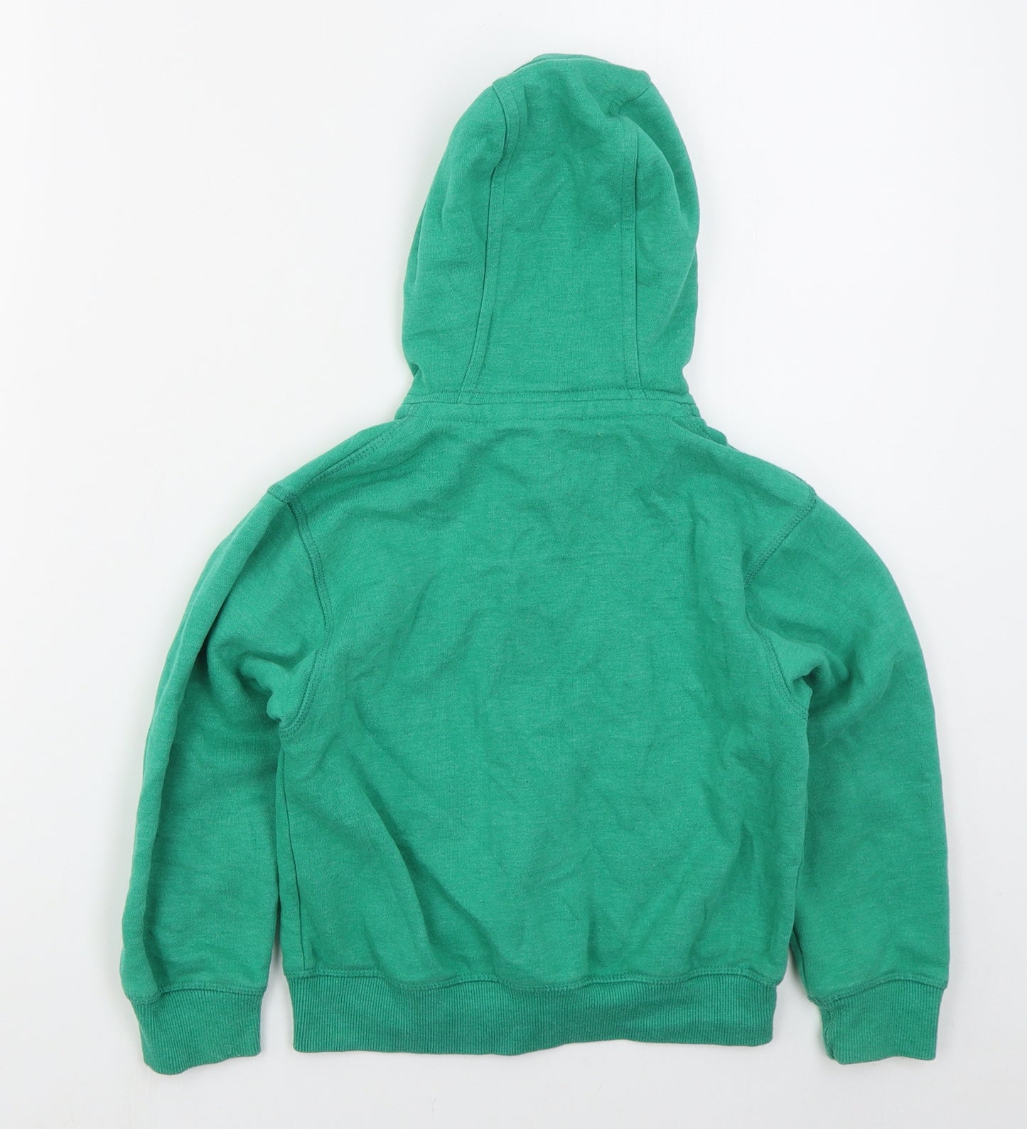 Dunnes Boys Green  Cotton Full Zip Hoodie Size 7 Years  Zip