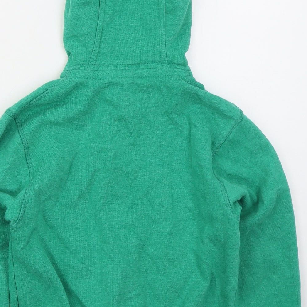 Dunnes Boys Green  Cotton Full Zip Hoodie Size 7 Years  Zip