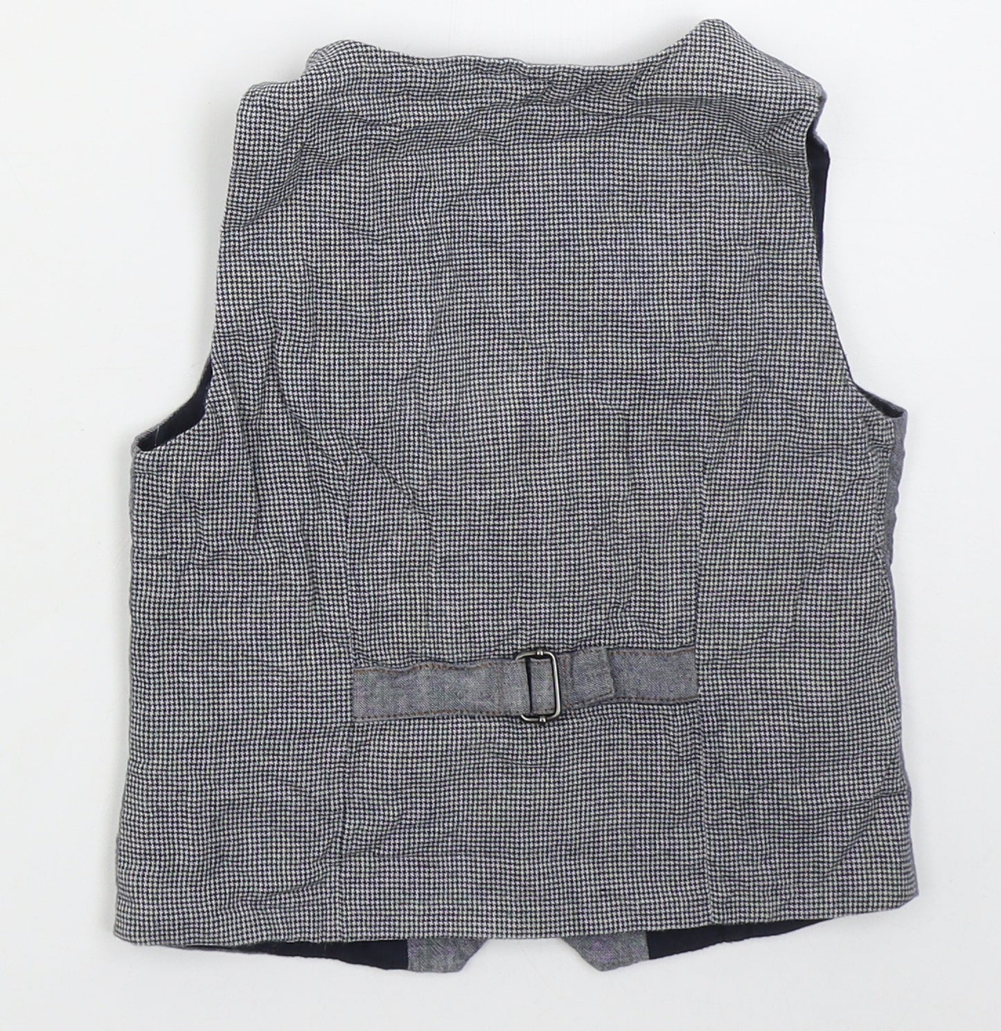 NEXT Boys Blue   Jacket Waistcoat Size 4-5 Years  Button