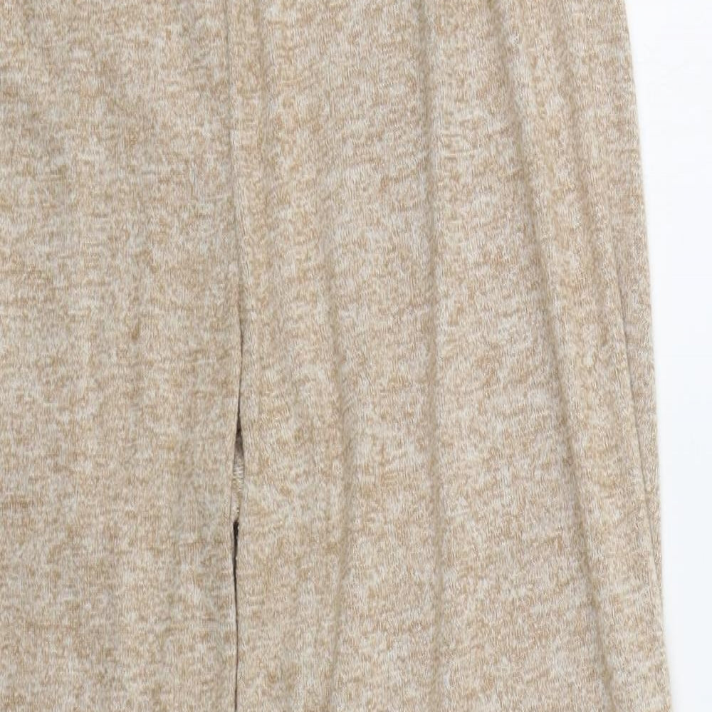 Nasty Gal Womens Beige  Polyester Sweatpants Trousers Size 6 L29 in Regular
