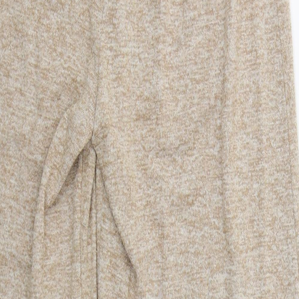 Nasty Gal Womens Beige  Polyester Sweatpants Trousers Size 6 L29 in Regular