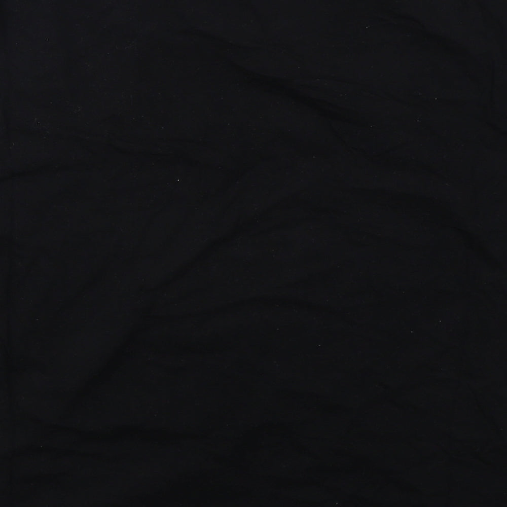 Primark Womens Black  Cotton Basic T-Shirt Size 18 Crew Neck - Mickey Mouse