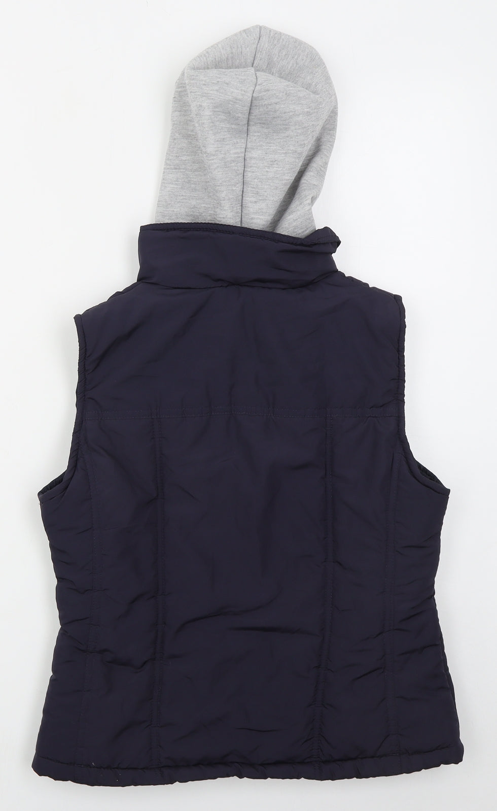 Exhibit Womens Blue   Gilet Coat Size 12  Zip
