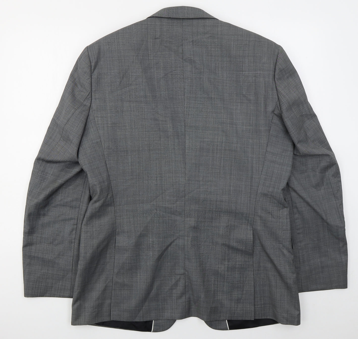 Jeff Banks Mens Grey  Wool Jacket Suit Jacket Size 42