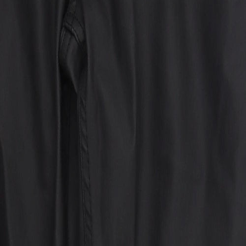Denim Co Womens Black  Cotton Trousers  Size 8 L28 in Regular Button
