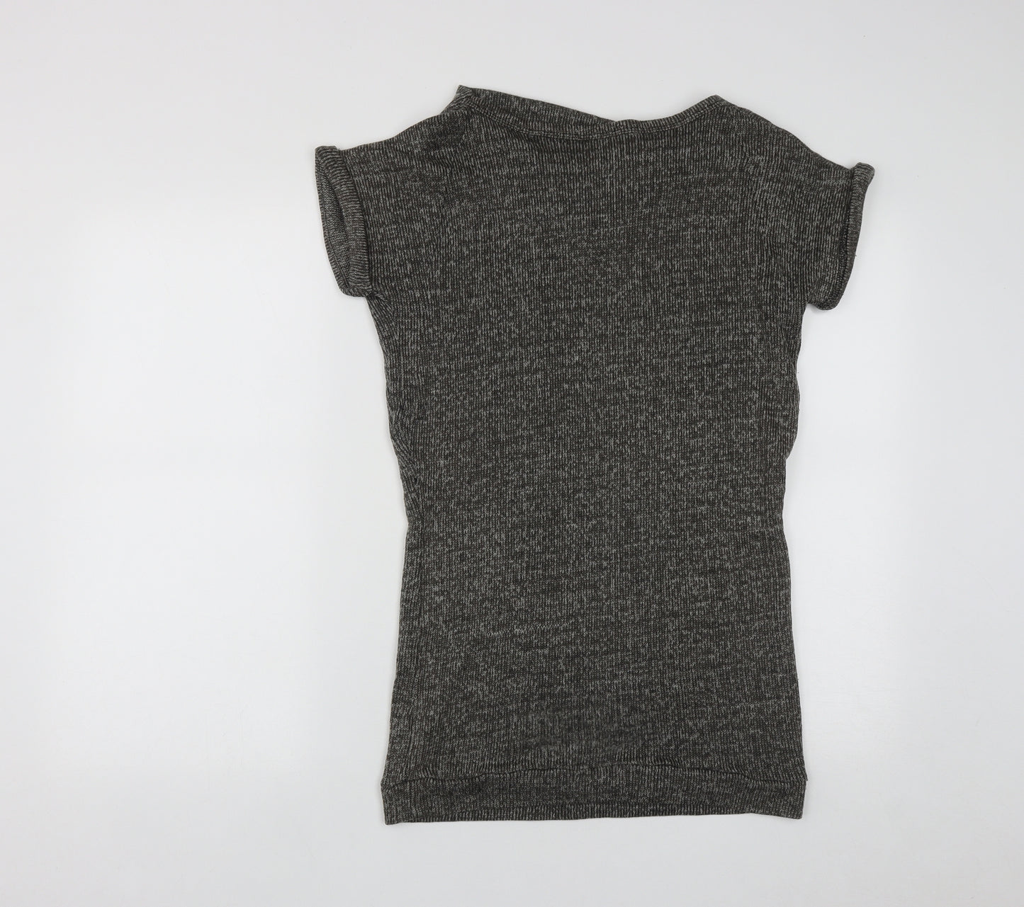 ValleyGirl Womens Brown Cowl Neck  Polyester Pullover Jumper Size XS