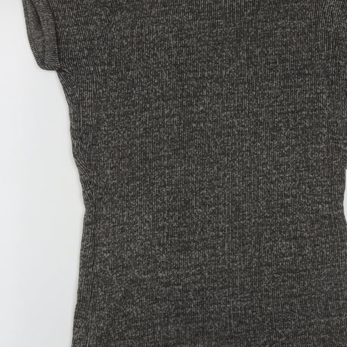ValleyGirl Womens Brown Cowl Neck  Polyester Pullover Jumper Size XS