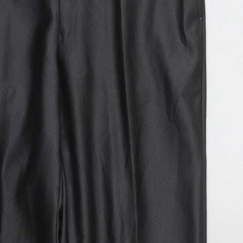 Daniel Grahame Mens Grey  Polyester Trousers  Size 34 in L31 in Regular Zip