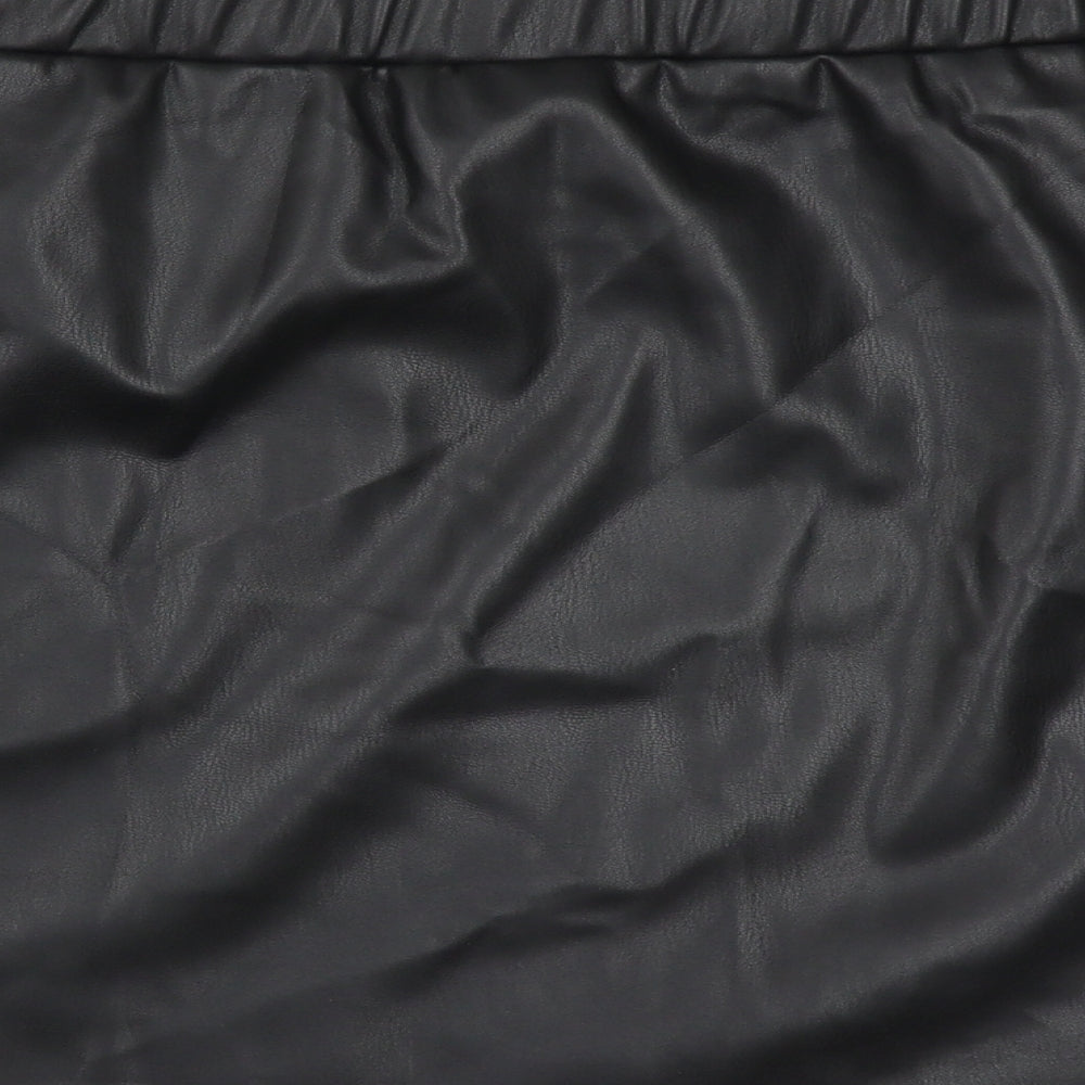 Dunnes Stores Womens Black  Polyester A-Line Skirt Size 8