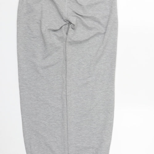 Extory Womens Grey  Polyester Jogger Trousers Size S L31 in Regular Drawstring