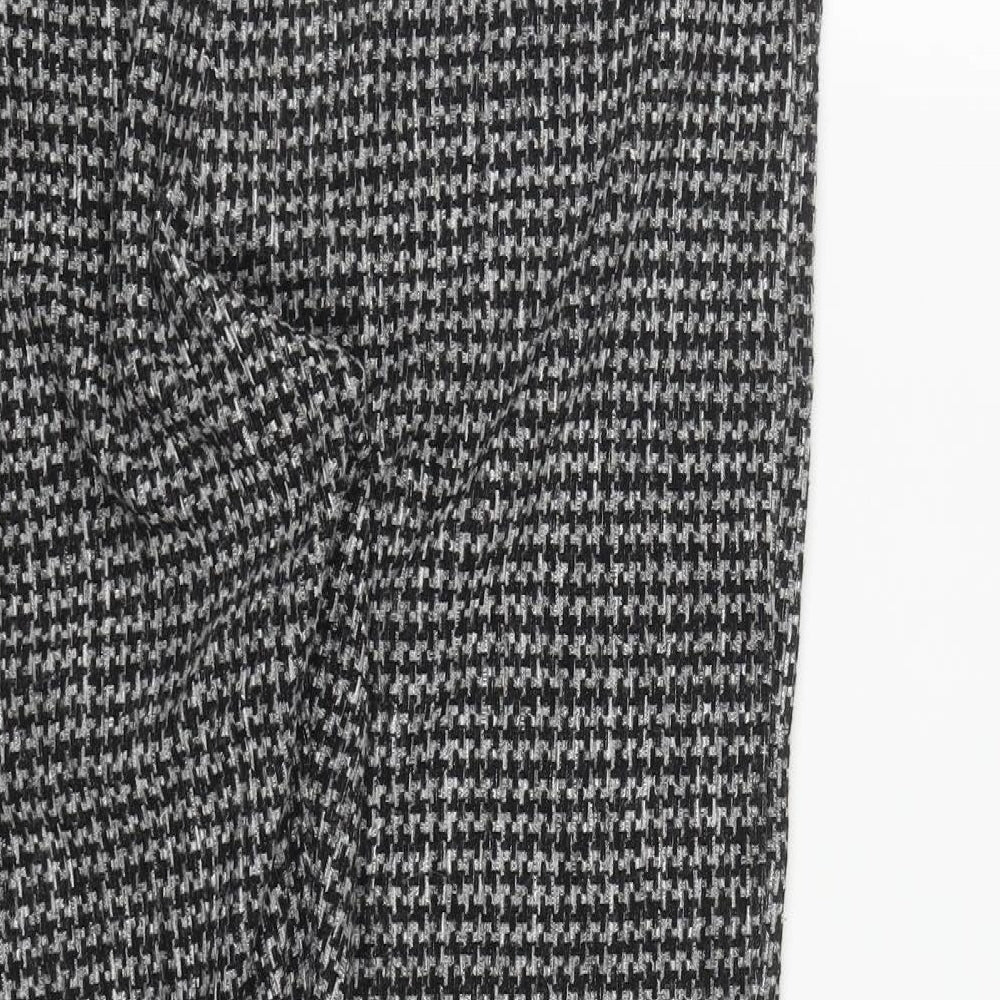 TU Womens Multicoloured Houndstooth Cotton Jegging Trousers Size 20 L27 in Regular
