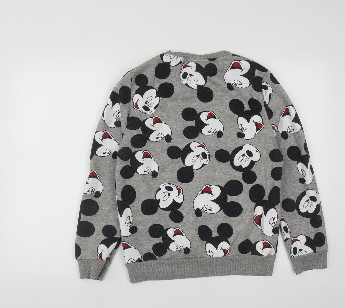 Priamrk Womens Grey  Cotton Pullover Sweatshirt Size XS   - Mickey Mouse