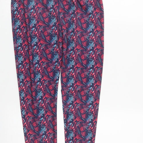 Dunnes Womens Multicoloured Geometric Polyester Compression Leggings Size 25 in L26 in Regular