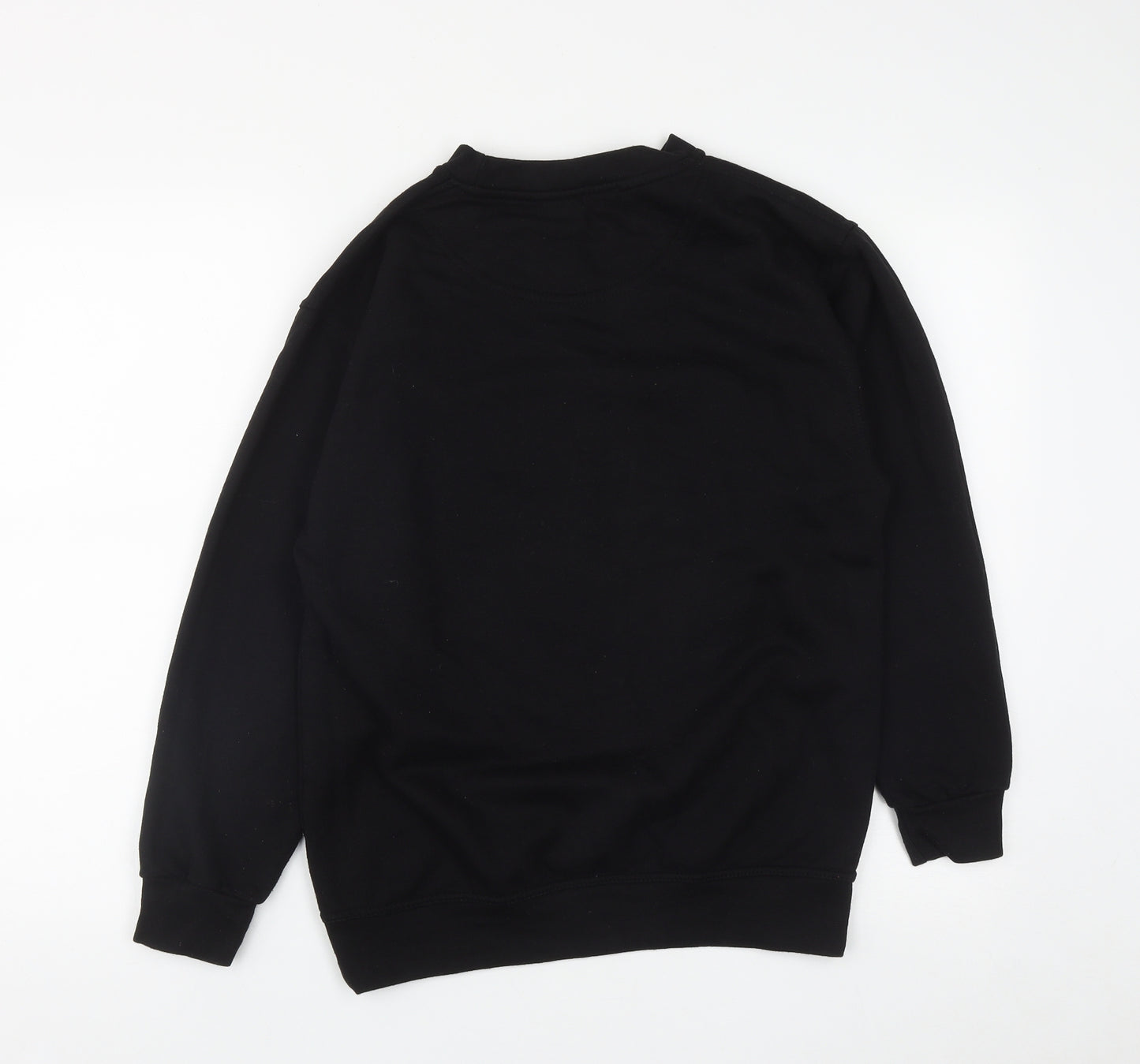 Polaroid Mens Black  Cotton Pullover Sweatshirt Size S