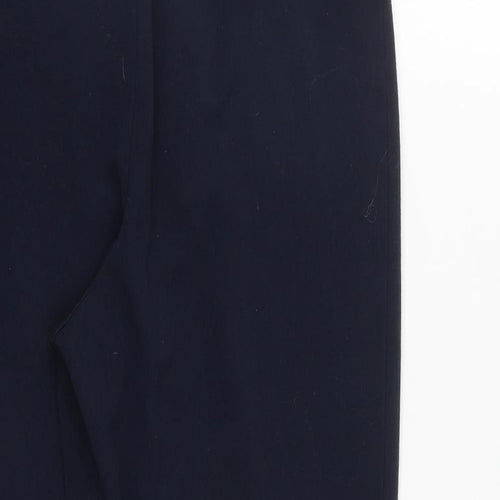 Isle Womens Blue  Polyester Trousers  Size 12 L26 in Regular