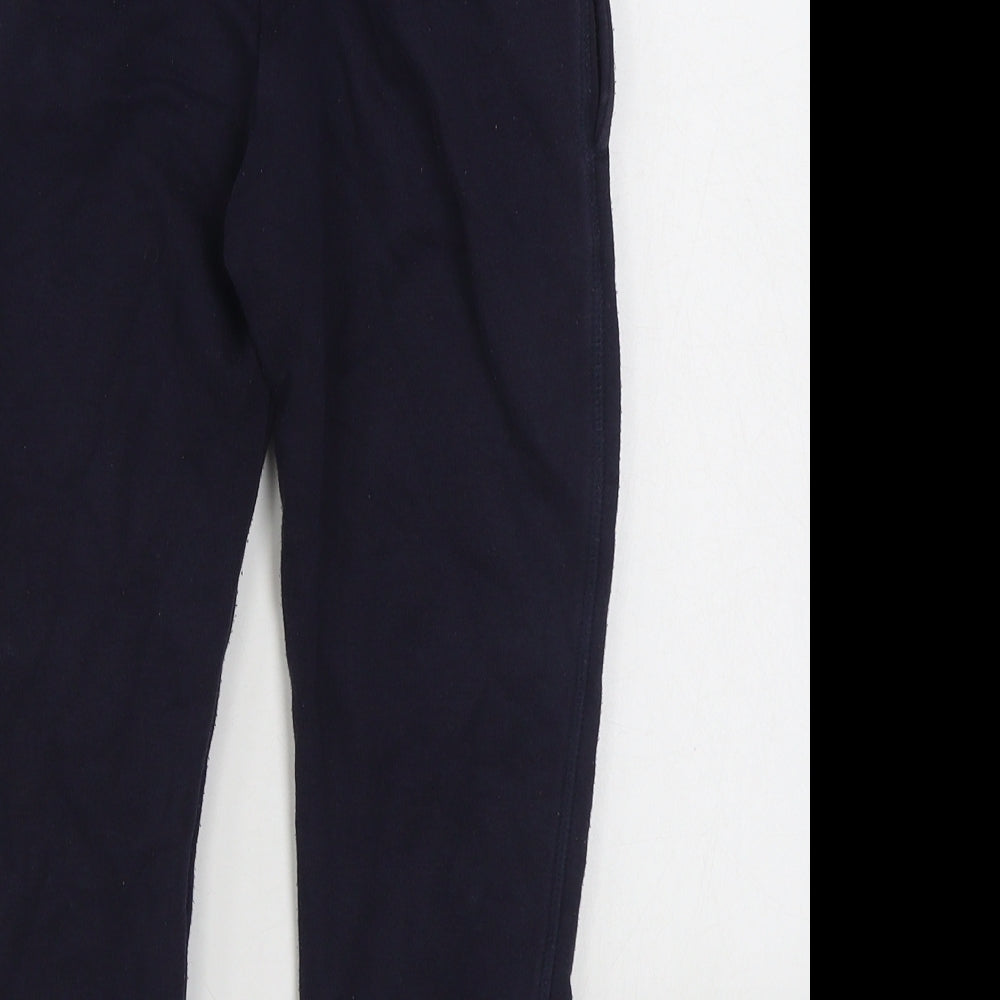 F&F Boys Blue  Cotton Jogger Trousers Size 5-6 Years  Regular