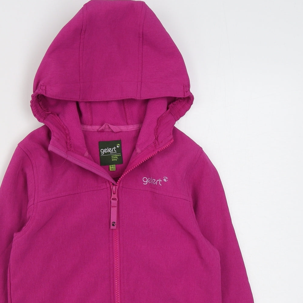 Gelert Girls Pink   Jacket  Size 9-10 Years  Zip