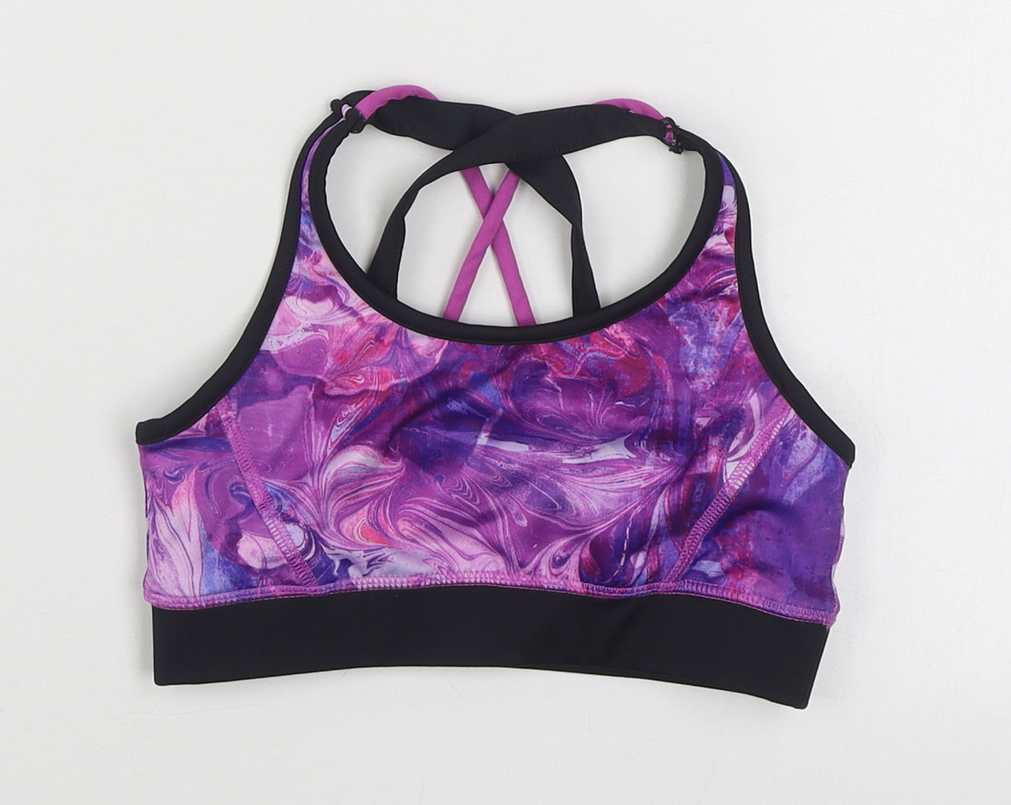 George Girls Purple  Polyester Camisole Tank Size 6-7 Years Scoop Neck Pullover