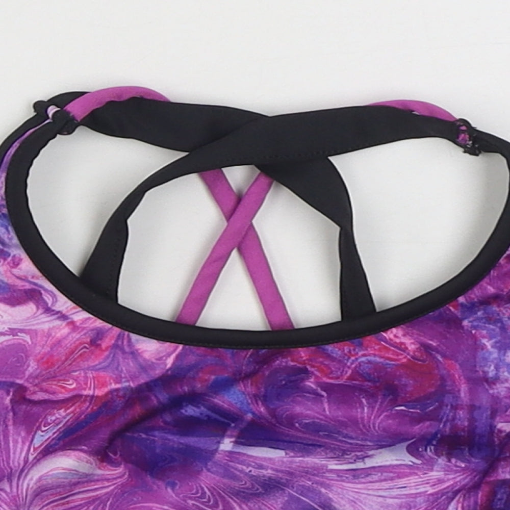 George Girls Purple  Polyester Camisole Tank Size 6-7 Years Scoop Neck Pullover