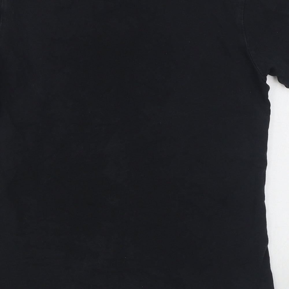 adidas Womens Grey  Cotton Basic T-Shirt Size 10 Round Neck