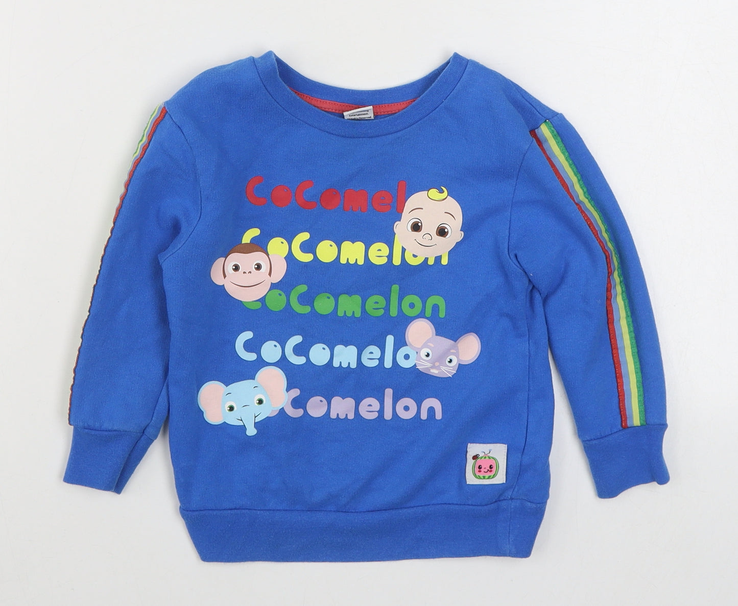 George Baby Blue  Cotton Pullover Jumper Size 18-24 Months  Pullover