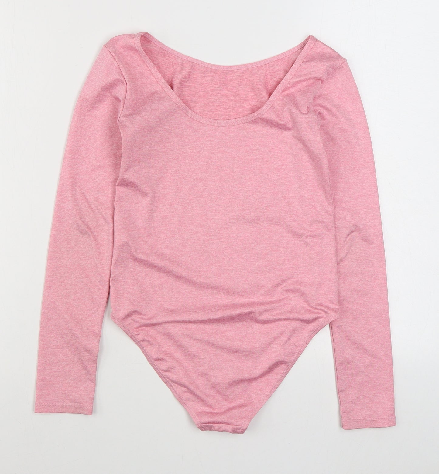 Dunnes Stores Womens Pink  Polyester Bodysuit One-Piece Size S  Pullover