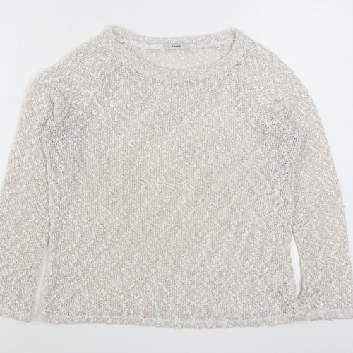 George Womens Pink Round Neck  Polyester Pullover Jumper Size 12