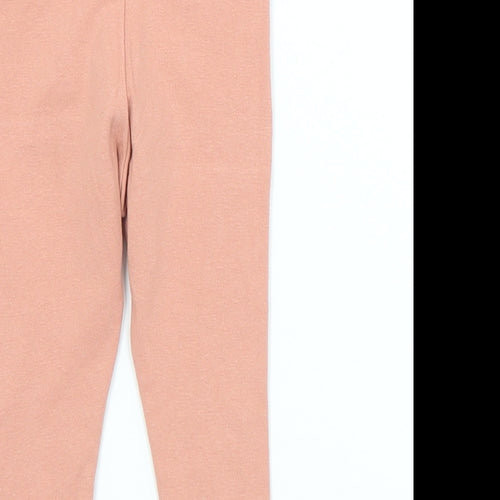 Primark Girls Beige  Cotton Capri Leggings Size 9 Months