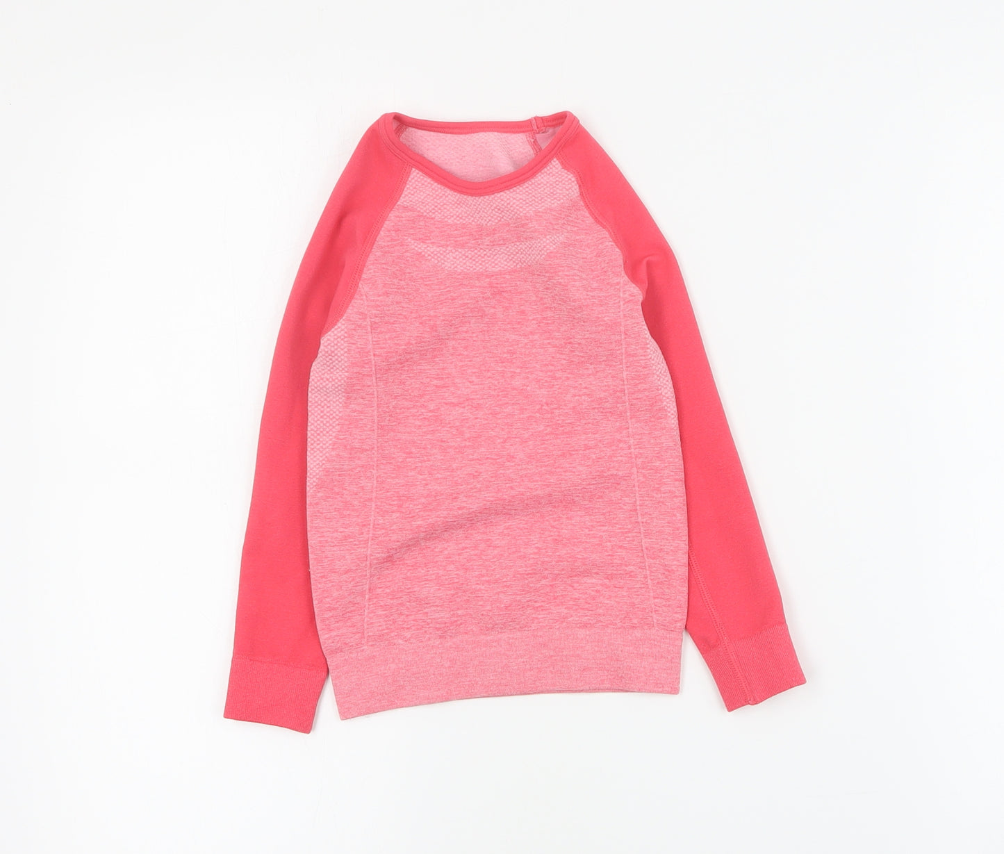 Lupilu Girls Pink  Polyester Basic T-Shirt Size 3-4 Years Round Neck Pullover