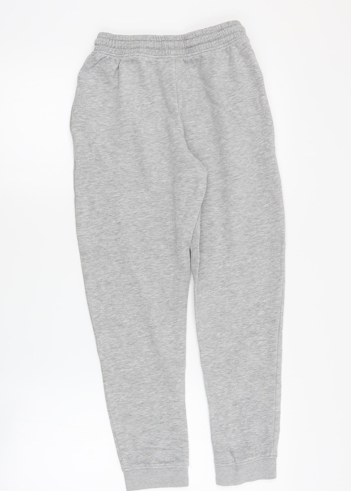 NEXT Boys Grey  Cotton Jogger Trousers Size 12 Years  Regular Drawstring
